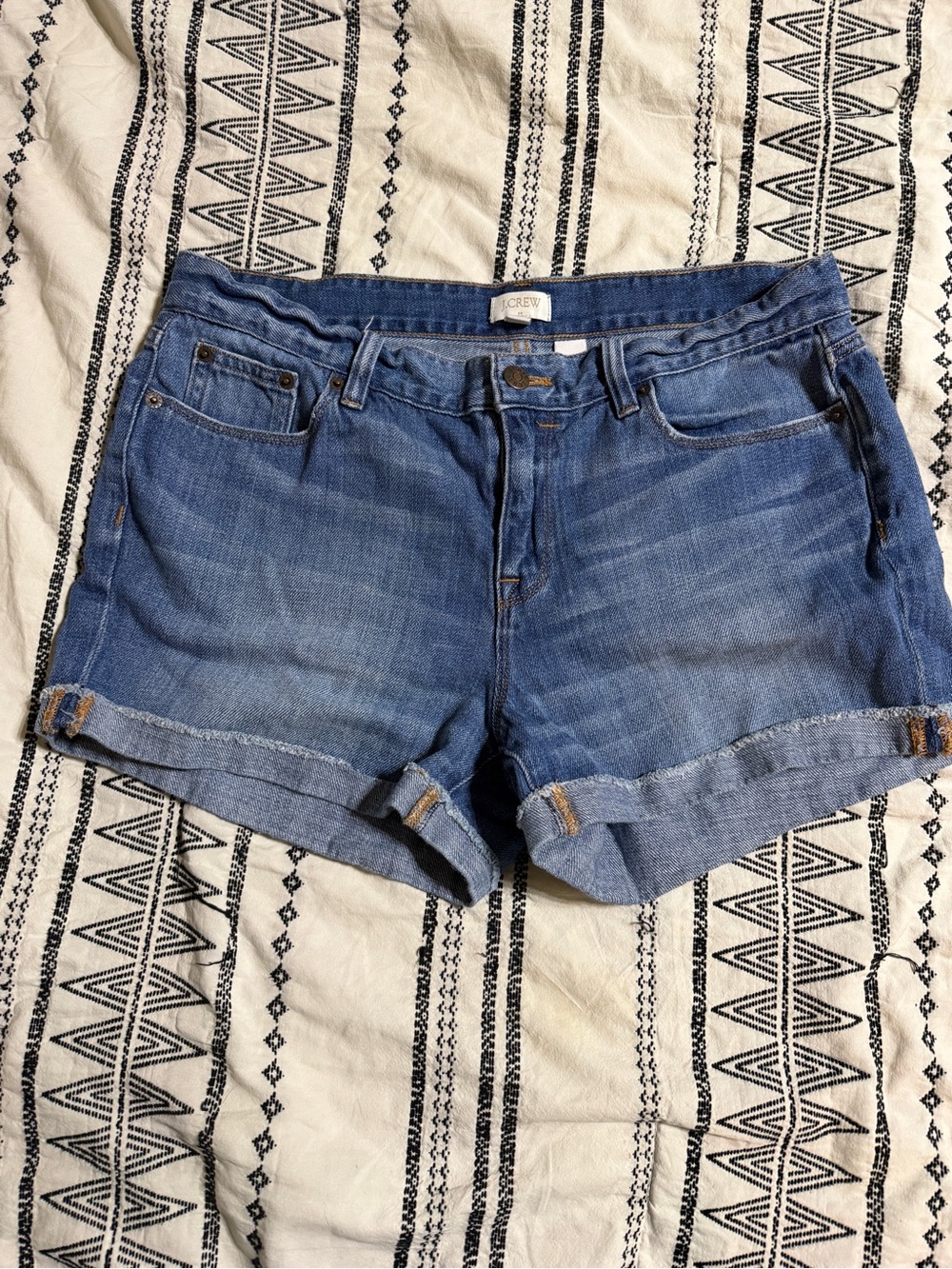 J.Crew Womens Blue Denim Jean Shorts